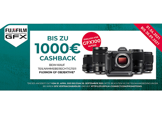 FUJIFILM GF Objektiv-Cashback