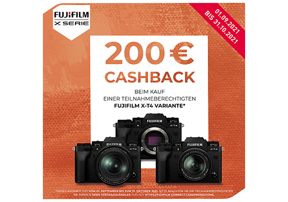 FUJIFILM Cashback für X-T4