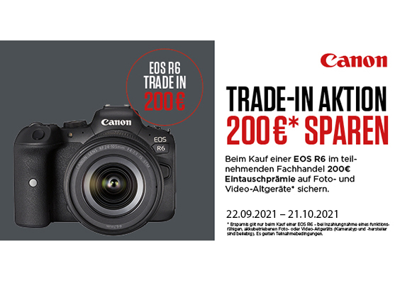 Canon EOS R6 Trade-In Aktion