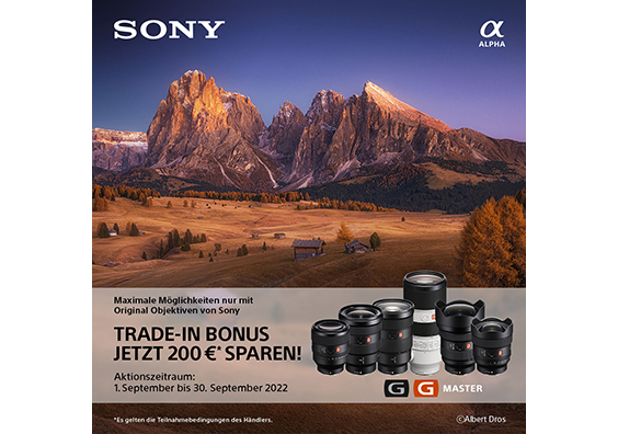 Sony Lens Trade-In Aktion